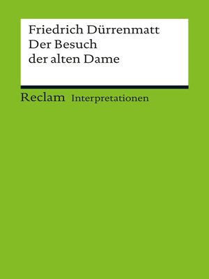 cover image of Interpretation. Friedrich Dürrenmatt